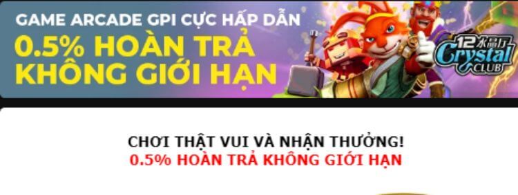 thưởng hoàn trả 0.5