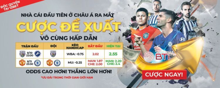 cược đề xuất tại 12bet