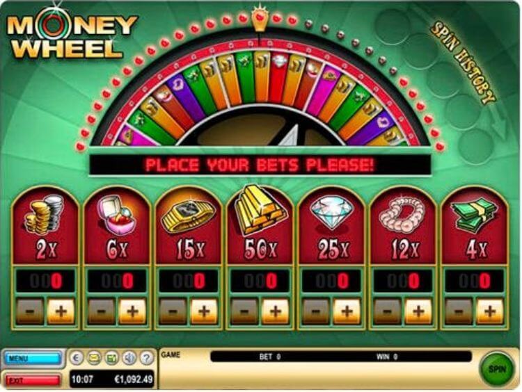 chơi Money Wheel tại 12bet